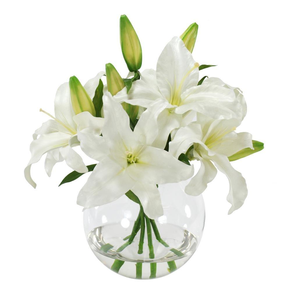 White Lilies In Bowl product1261
